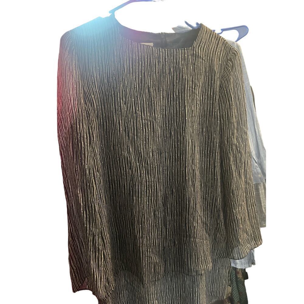 Anne Crimmins for Umi Collections Silk Blouse Size 8